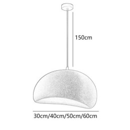 Resin Pendant Light Minimalist Hanging Light