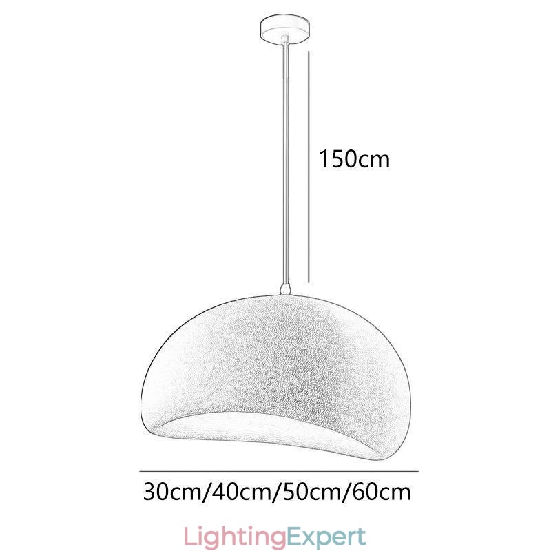 Resin Pendant Light Minimalist Hanging Light