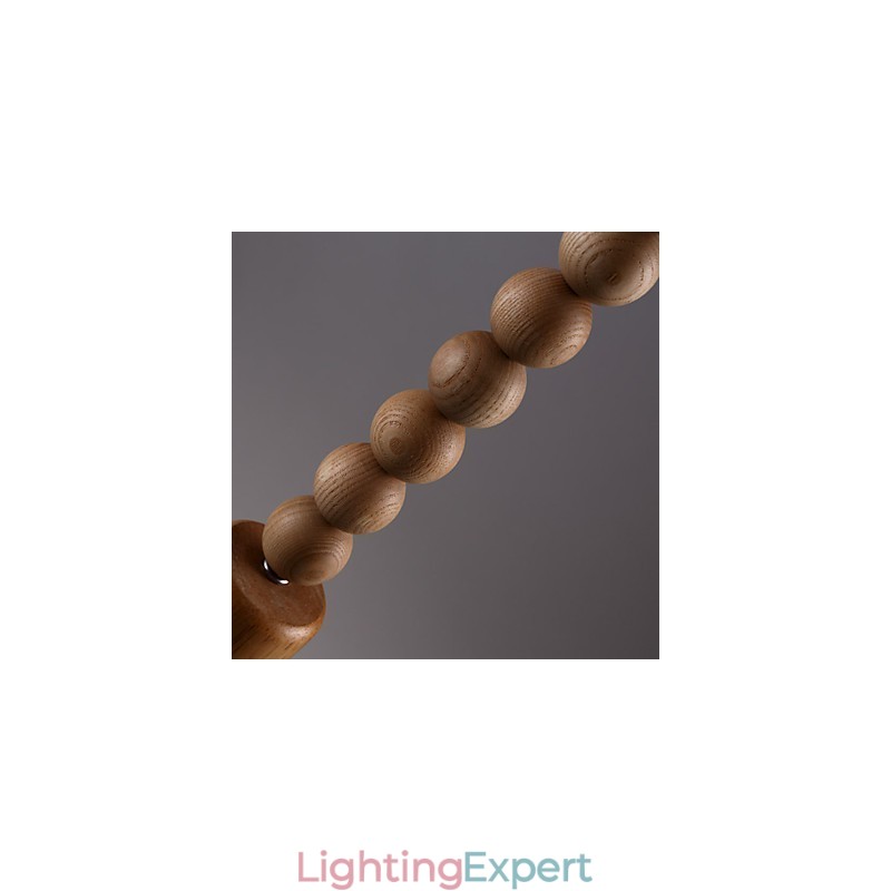 Chandelier Mini Style Traditional Classic Wood Bamboo