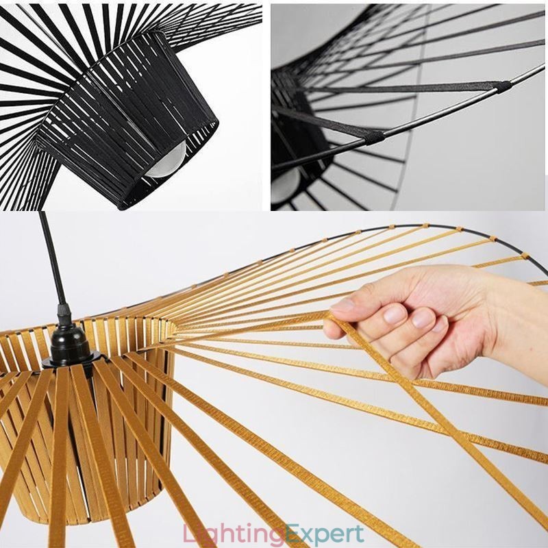 Pendant Light Modern Simple Single Iron Art Hat Shape Ceiling Light