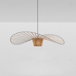 Pendant Light Modern Simple Single Iron Art Hat Shape Ceiling Light