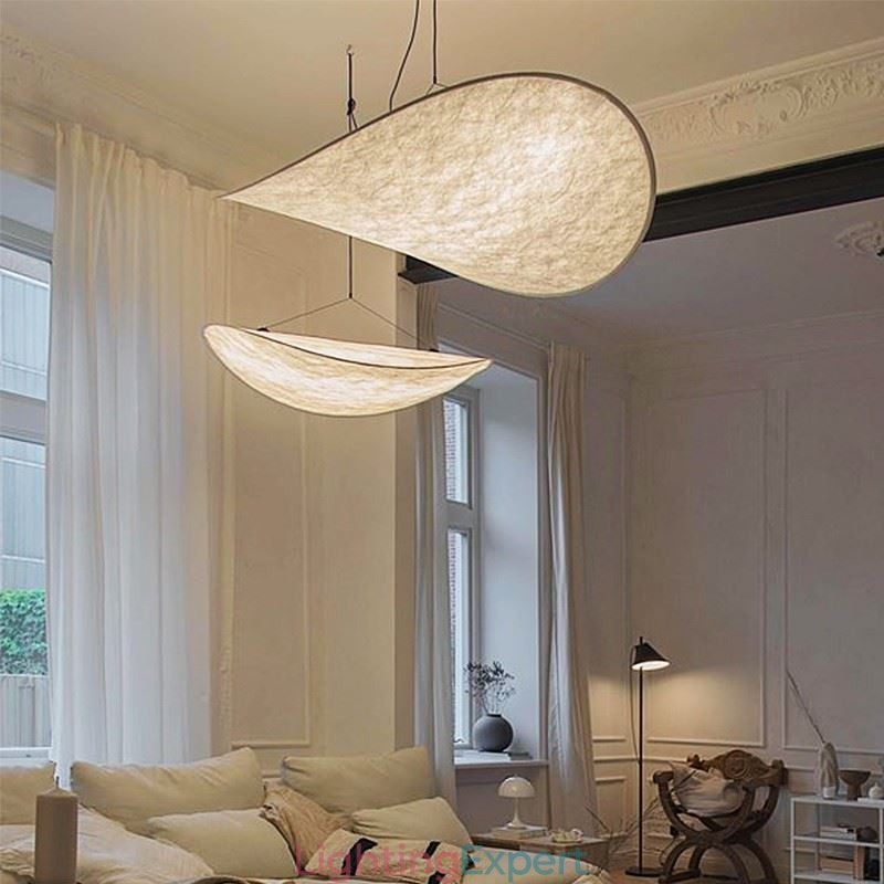 Ceiling Light Silk Decoration Pendant Light Warm White