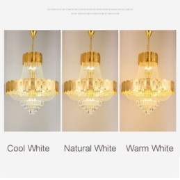 Gold Crystal Pendant Light Elegant Decrative Ceiling Light