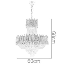 Crystal Pendant Light Luxury Decrative Ceiling Light 60cm