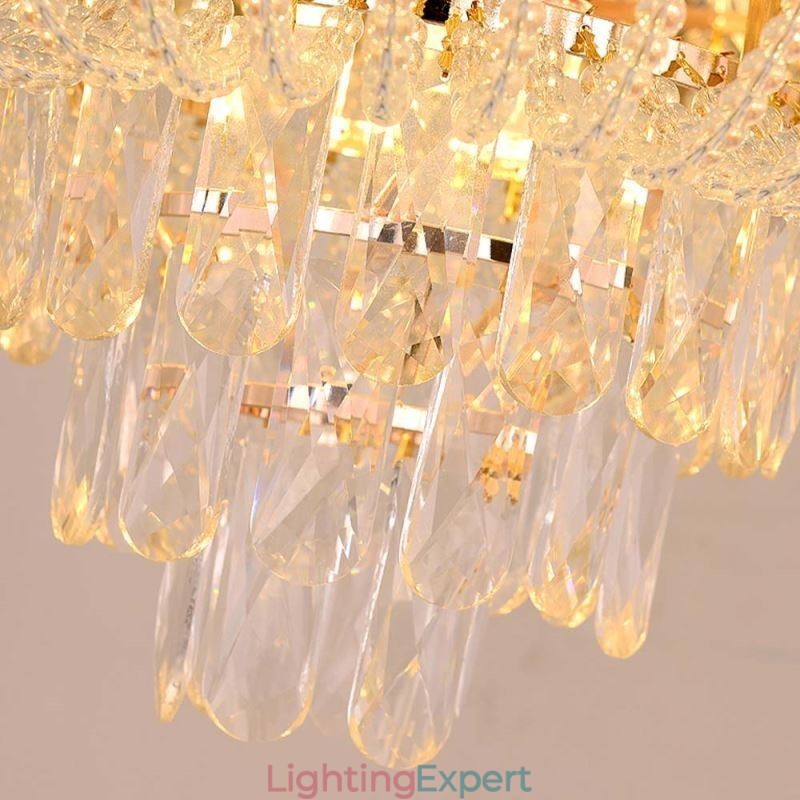 Crystal Pendant Light Luxury Decrative Ceiling Light 60cm