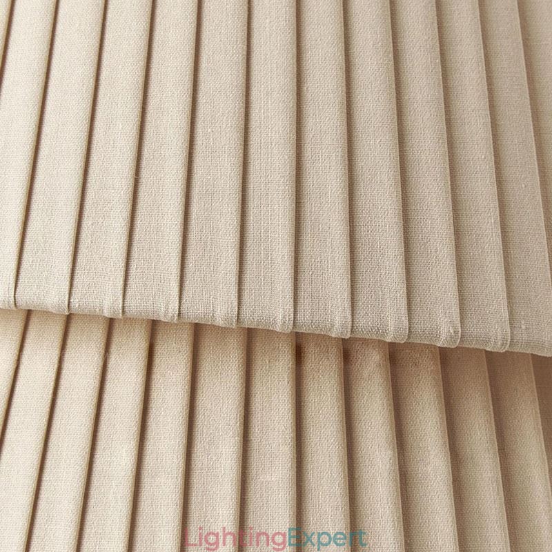 Pendant Light French Cream Style Double Layer Fabric Lampshade Ceiling Lamp