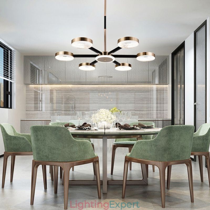 Pendant Light Minimalist Seven Headed Circle Ceiling Light