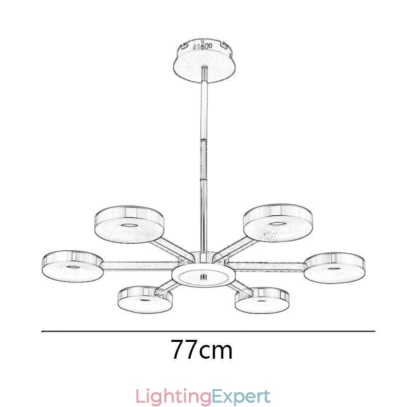 Pendant Light Minimalist Seven Headed Circle Ceiling Light