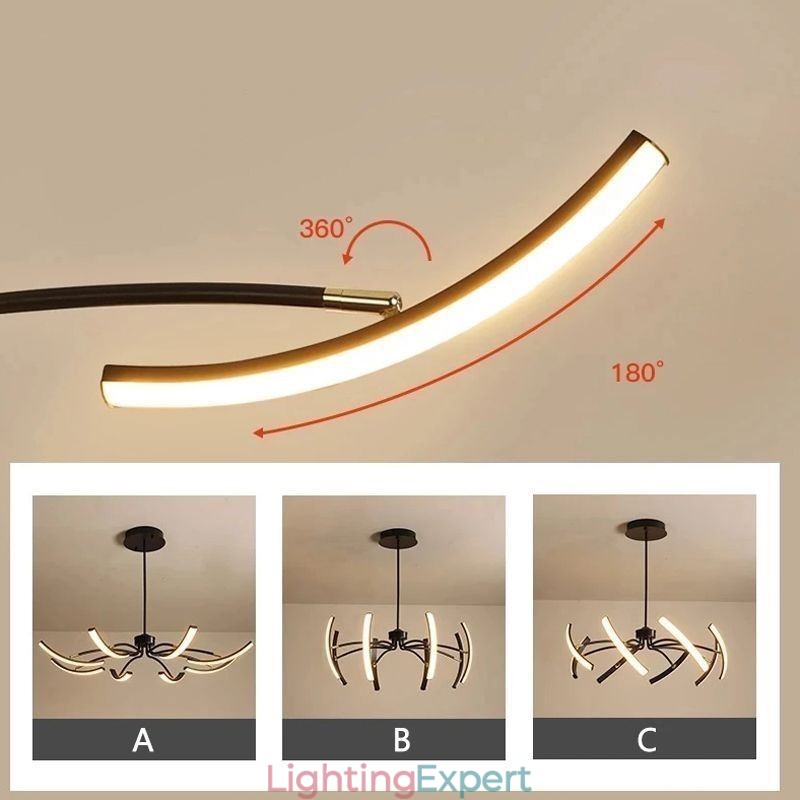 Pendant Light Minimalist Transformable Ceiling Light
