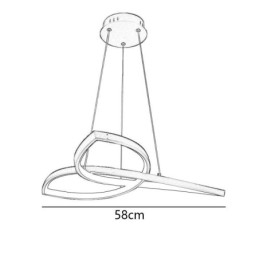 Pendant Light Minimalist Clover Ceiling Light