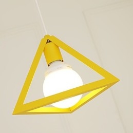 Lantern Mini Style Painting Metal Chandelier