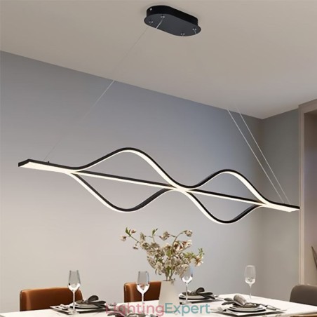 Pendant Minimalist Light Wave Ceiling Light Pendant Minimalist Light Wave Ceiling Light