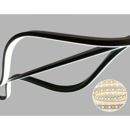 Pendant Minimalist Light Wave Ceiling Light
