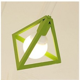 Lantern Mini Style Painting Metal Chandelier