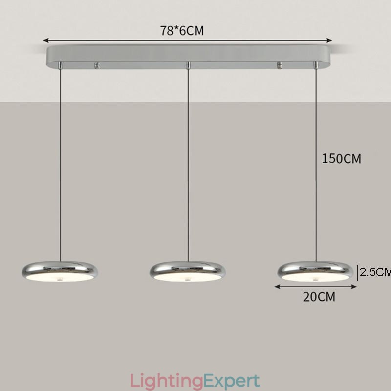 Ceiling Light Three Head Pendant Light