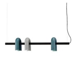 Ceiling Light Wrought Iron U shaped Pendant Light 90° Rotating Shade