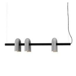 Ceiling Light Wrought Iron U shaped Pendant Light 90° Rotating Shade