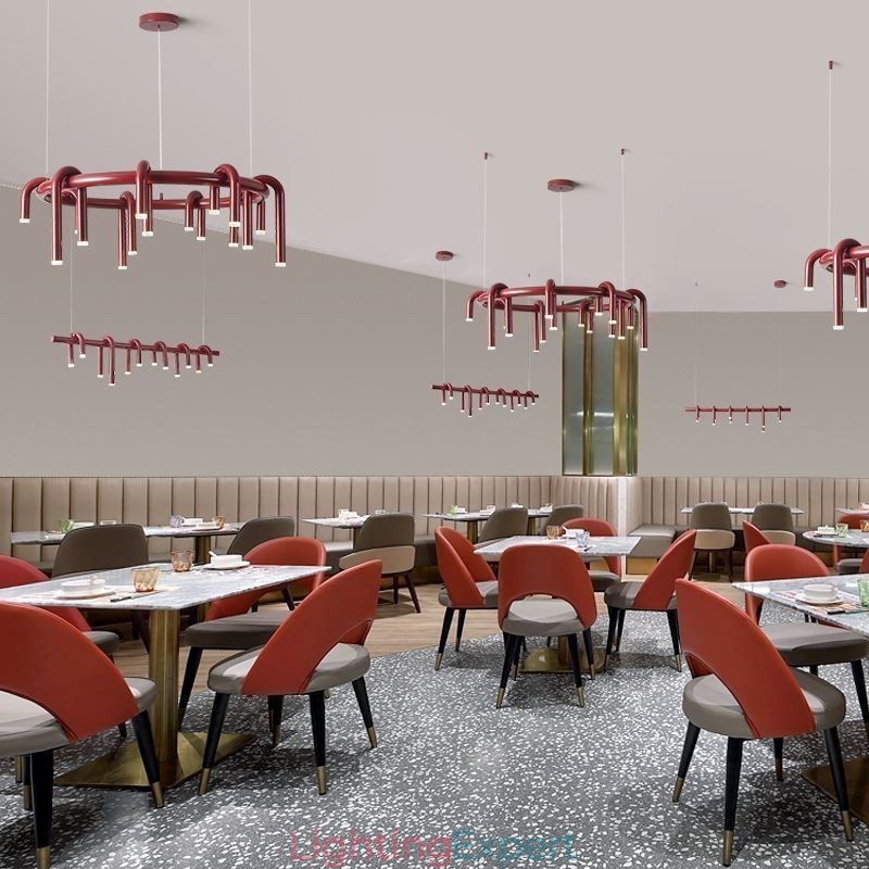 Hanging Light U Shape Decorative Pendant Light
