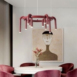 Ceiling Light Modern Nordic Duplex Building Circular U shaped Pendant Light