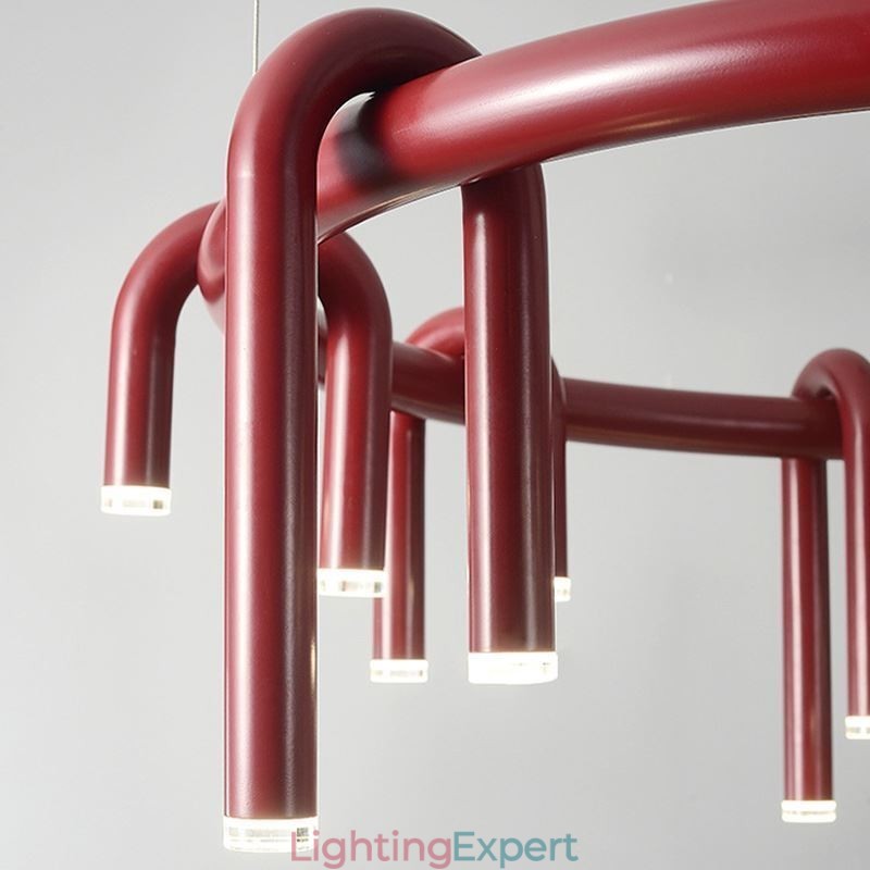 Ceiling Light Modern Nordic Duplex Building Circular U shaped Pendant Light