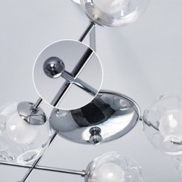 Glass Pendant Light European Style Simple Magic Beans Ceiling Light