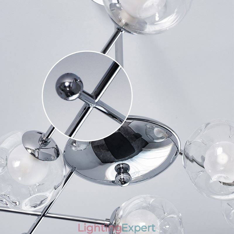 Glass Pendant Light European Style Simple Magic Beans Ceiling Light