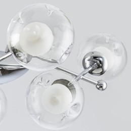 Glass Pendant Light European Style Simple Magic Beans Ceiling Light