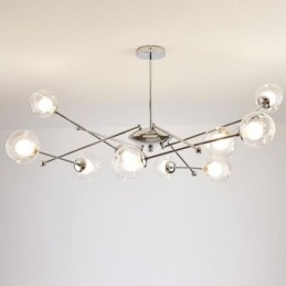 Glass Pendant Light European Style Simple Magic Beans Ceiling Light