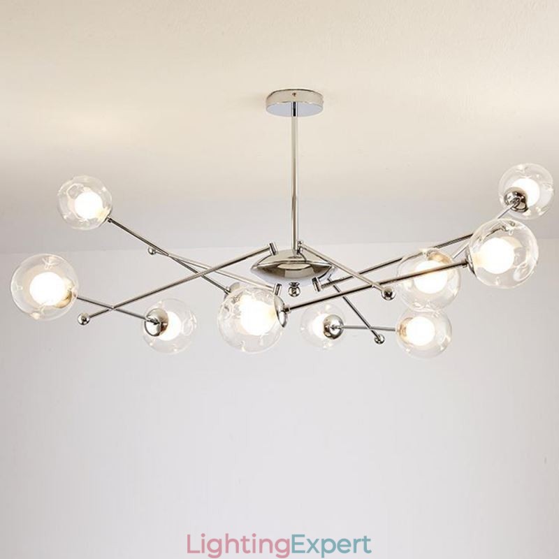 Glass Pendant Light European Style Simple Magic Beans Ceiling Light