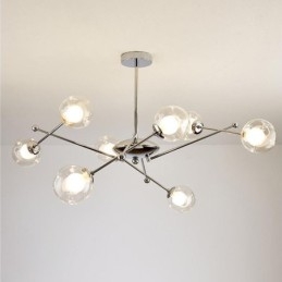 Glass Pendant Light European Style Simple Magic Beans Ceiling Light