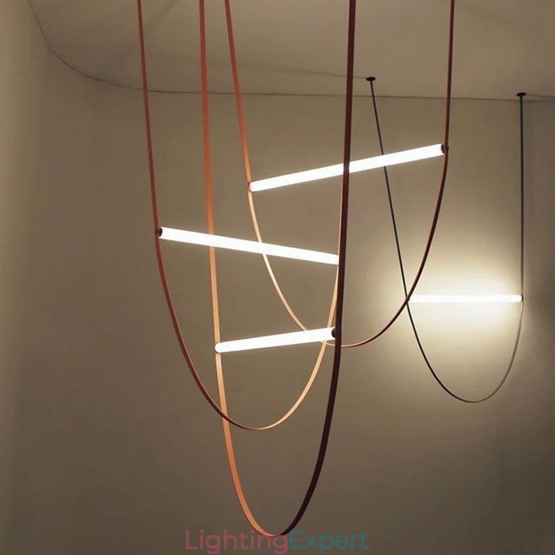 European Pendant Light Wabi Sabi Style Belt Decorative Light
