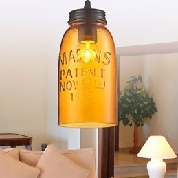 Pendant 1 Light Italy Style Transparent Electroplating
