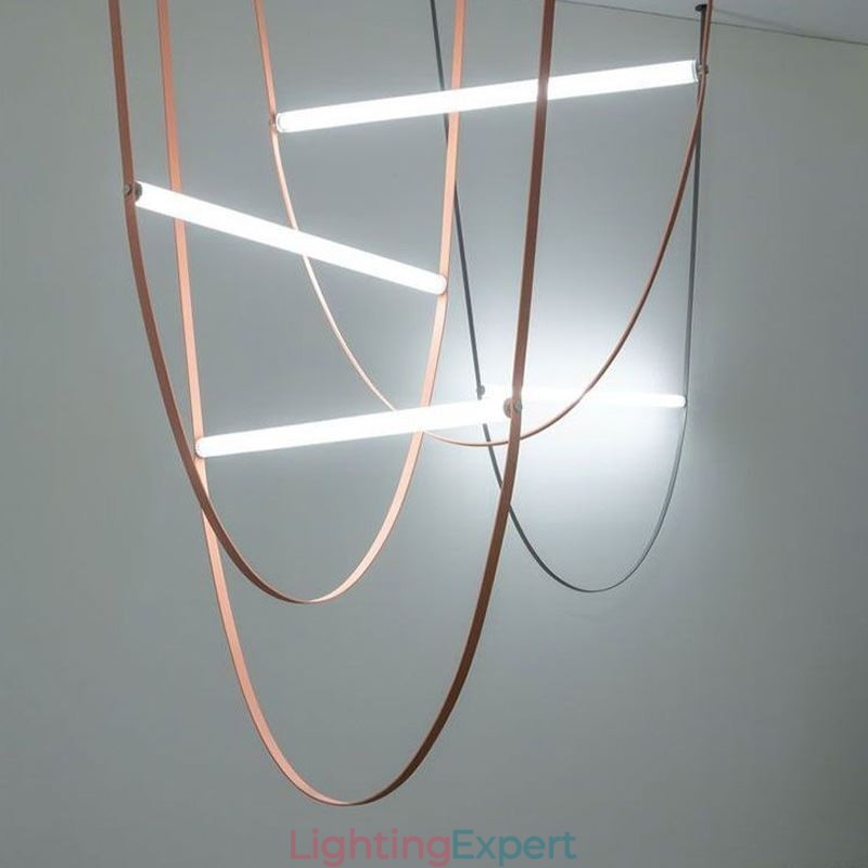 European Pendant Light Wabi Sabi Style Belt Decorative Light