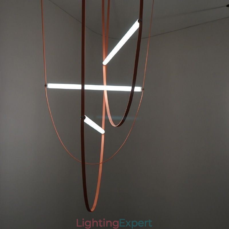 European Pendant Light Wabi Sabi Style Belt Decorative Light