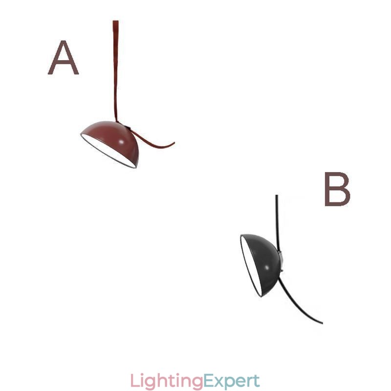 Belt Pendant Light European Simple Wabi Sabi Style Belt Ceiling Light