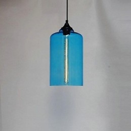 Bottle Design Pendant 1 Light Concise Iron Painting