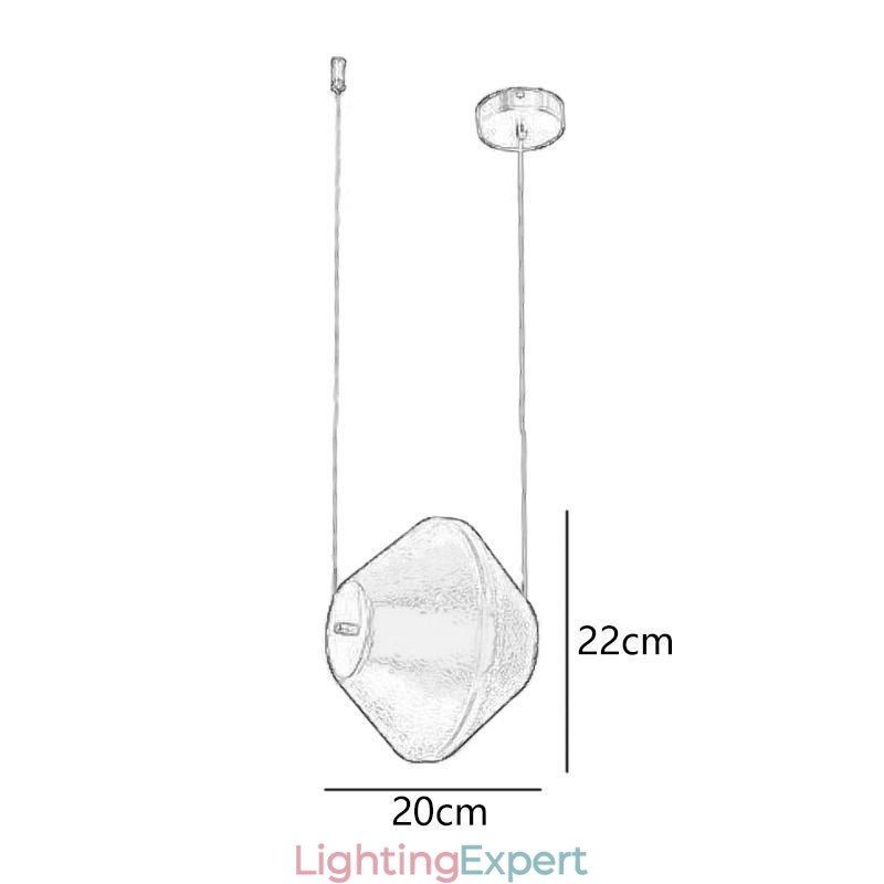 Pendant Light Modern Simple Single Glass Small Ceiling Light