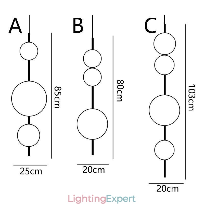 Pendant Light Modern Minimalist Magic Beans Molecule Ceiling Light