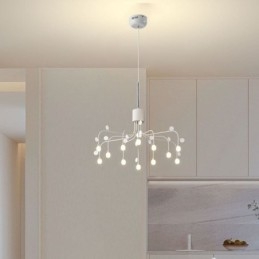 Pendant Light Nordic Creative Natural White Ceiling Light 14 Lights