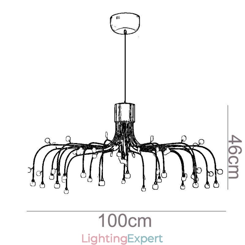 Pendant Light Nordic Creative Natural White Ceiling Light 30 Lights