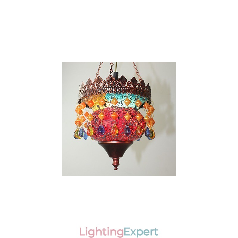 Christmas Card Lnternet Cafe Retro Art Chandelier Industrial Garden
