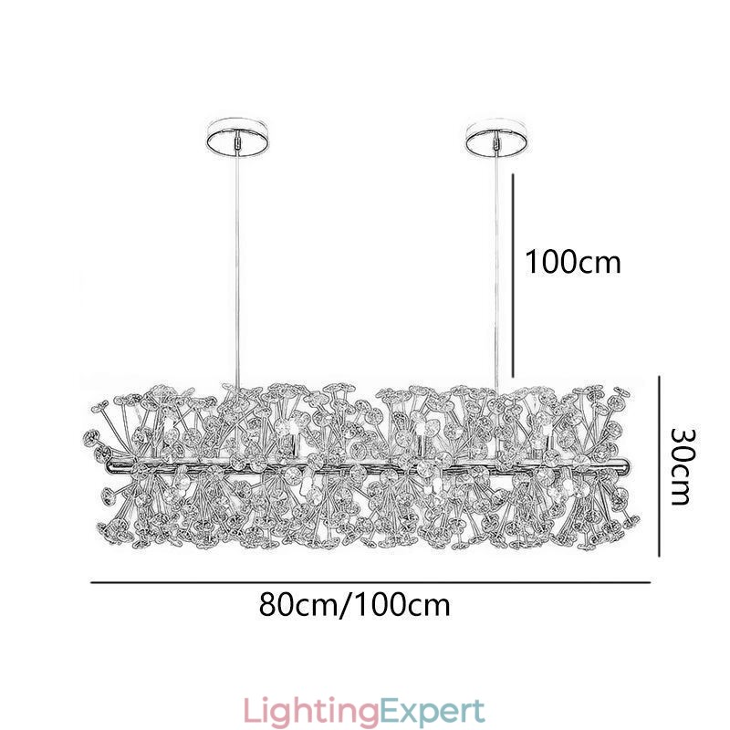 Pendant Light Electroplating Strip Sun Flower Wrought Iron Ceiling Light