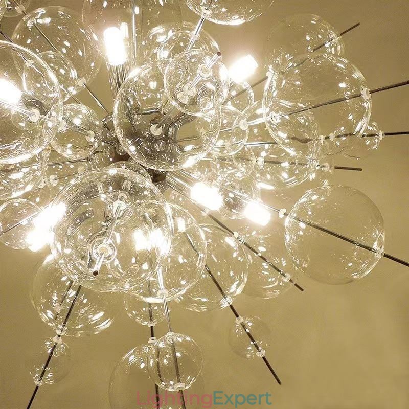 Modern Pendant Light Minimalist Bubble Glass Ceiling Light