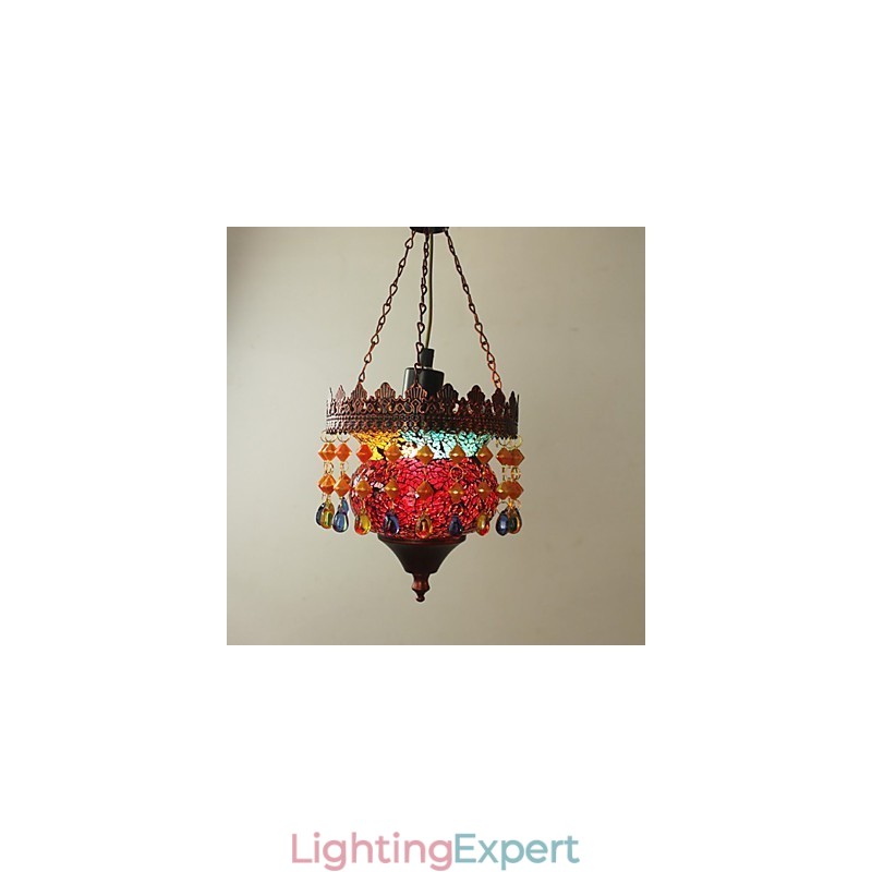 Christmas Card Lnternet Cafe Retro Art Chandelier Industrial Garden