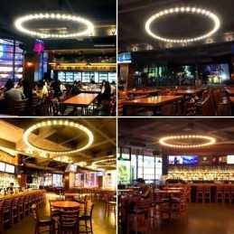 American Pendant Light Retro Wrought Iron Decoration Ceiling Light