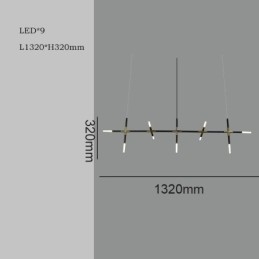 Simple Pendant Light Creative Splicing Warm White Ceiling Light DIY Combination Lamp
