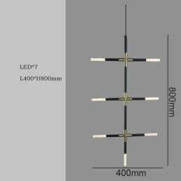 Simple Pendant Light Creative Splicing Warm White Ceiling Light DIY Combination Lamp