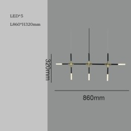 Simple Pendant Light Creative Splicing Warm White Ceiling Light DIY Combination Lamp