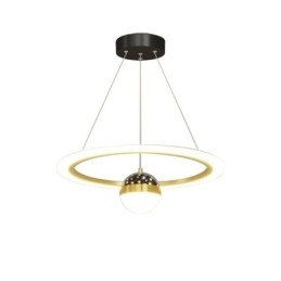 Pendant Light Minimalist Wrought Iron Acrylic Star Ring Ceiling Light
