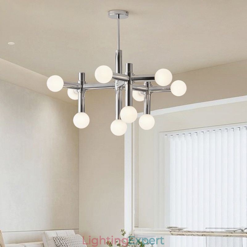 Simple Pendant Light Wrought Iron Magic Beans Molecule Ceiling Light